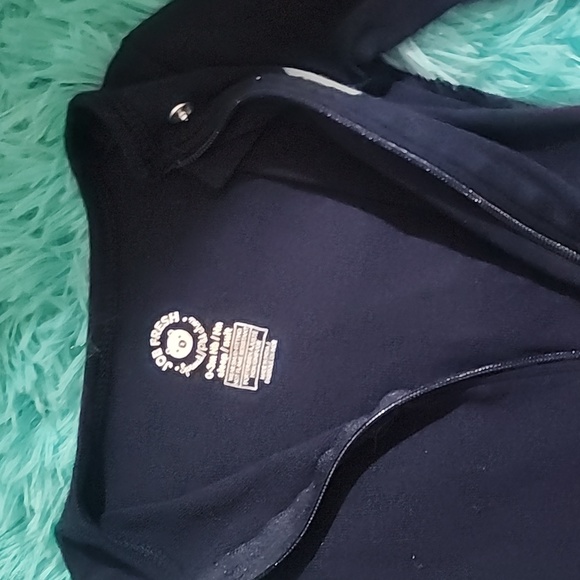 Joe fresh " Little dreamer" Footed sleeper in Navy - Picture 3 of 4